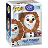 Image de Funko Pop! Disney: Frozen - Olaf As Lion King - la Reine des Neiges - Exclusivité Amazon - Figurine en Vinyle à Collectionner - Idée de Cadeau - Produits Officiels - Movies Fans