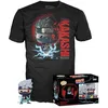 Image de Funko Pop! & Tee: Naruto - Kakashi - Large - (L) - T-Shirt - Vêtements avec Une Figurine en Vinyle à Collectionner - Idée de Cadeau - Jouets et Top à Manches Courtes pour Les Adultes Les Hommes