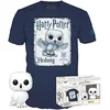 Image de Funko Pop! & Tee: Harry Potter - Hedwig - Small - (S) - T-Shirt - Vêtements avec Une Figurine en Vinyle à Collectionner - Idée de Cadeau - Jouets et Top à Manches Courtes pour Les Adultes Les Hommes