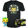 Image de Funko Pop! & Tee: DC - Joker - (BKLT) - Extra Large - (XL) - DC Comics - T-Shirt - Vêtements avec Une Figurine en Vinyle à Collectionner - Idée de Cadeau - Jouets et Top à Manches Courtes Les Hommes