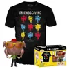 Image de Funko Pop! & Tee: Friends-onica Monica with Turkey Turkey - Medium - T-Shirt - Vêtements avec Une Figurine en Vinyle à Collectionner - Idée de Cadeau - Jouets et Top à Manches Courtes Les Hommes