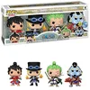 Image de Funko Pop! Animation: One Piece - Monkey D. Luffy - 4 Pack - Brille dans Le Noir- Figurine en Vinyle à Collectionner - Idée de Cadeau - Produits Officiels - Jouets pour Les Enfants et Adultes