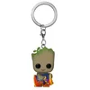 Image de Funko Pop! Keychain: Marvel - Guardians of The Galaxy - Groot - 1/6 Odds for Rare Chase Varianteese Puffs - Groot Shorts - Mini-Figurine en Vinyle à Collectionner Porte-clés Fantaisie - TV Fans