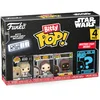 Image de Funko Bitty Pop! Star Wars - Luke Skywalker , Obi-Wan Kenobi , Jawa  et Une Mini-Figurine Mystère en Surprise - 2.2 Cm Collectionnable - Étagère Empilable Incluse - Idée de Cadeau