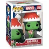 Image de Funko Pop! Marvel: Holiday - She-Hulk - Figurine en Vinyle à Collectionner - Idée de Cadeau - Produits Officiels - Jouets pour Les Enfants et Adultes - Movies Fans