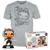 Image de Funko Pop! & Tee: Mandolorian - Ahsoka Tano - Brille dans Le Noir - Large - (L) - Star Wars - T-Shirt - Vêtements avec Une Figurine en Vinyle à Collectionner - Idée de Cadeau pour Les Adultes