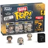 Image de Funko Bitty Pop! 4 Pack: The Lord of The Rings - Frodo Baggins, Gandalf, Gollum, Mystery Mini Figure - Styles May Vary - 0,9 Pouce (2,2 cm) De Collection - Étagère d’Exposition empilable Incluse