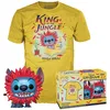 Image de Funko Pop! & Tee: Stitch Costume - Simba - S - T-Shirt - Vêtements avec Une Figurine en Vinyle à Collectionner - Idée de Cadeau - Jouets et Top à Manches Courtes pour Les Adultes Les Hommes