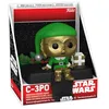 Image de Funko Edge-Sitter : Star Wars - C-3PO - Figurine en Vinyle à Collectionner - Idée Cadeau - Marchandise Officielle - Jouets pour Enfants et Adultes - Modèle réduit pour collectionneurs et présentoirs