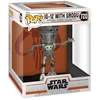 Image de Funko Pop! Deluxe: Grogu (The Child, Baby Yoda) - (IG-12) - The Mandalorian - Figurine en Vinyle à Collectionner - Idée de Cadeau - Produits Officiels - Jouets pour Les Enfants et Adultes