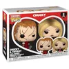 Image de Funko Pocket Pop! Valentines 2 Pack - Chucky- Porte-clés - Mini-Figurine en Vinyle à Collectionner Porte-clés Fantaisie - Cadeau de Noël - Idée de Cadeau - Produits Officiels - Movies Fans