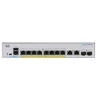 Image de Cisco Business 250 Series CBS250-8FP-E-2G - Commutateur - C3 - intelligent - 8 x 10/100/1000 (PoE+) + 2 x SFP Gigabit combiné - Montable sur rack - PoE+ (120 W) en occasion ou reconditionné