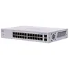 Image de Cisco Business 110 Series 110-24T - Commutateur - non géré - 24 x 10/100/1000 + 2 x SFP Gigabit combiné - Montable sur rack, de bureau, fixation murale en occasion ou reconditionné
