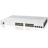 Image de Cisco Catalyst 1200-24P-4X - Commutateur - C3 - intelligent - 24 x 10/100/1000 (PoE+) + 4 x Ethernet 10 Go SFP+ - Montable sur rack - PoE+ (195 W) en occasion ou reconditionné