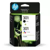 Image de Cartouche d'encre HP Pack de 2 Originales 301 (Noir + 3 Couleurs) - CR340E